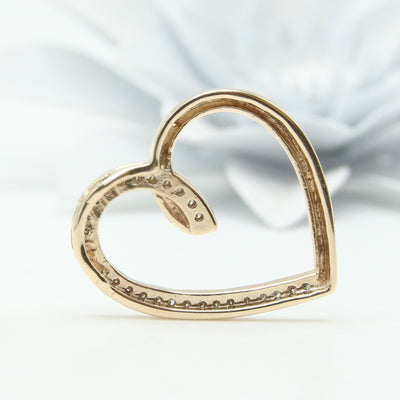 Modern Stylized Heart Pendant