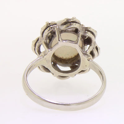 Opal and Diamond Ring