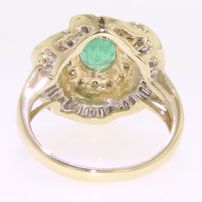 Emerald & Diamond Ring