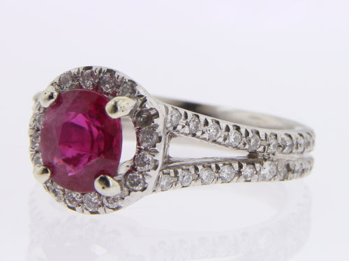 Ruby  Diamond Ring