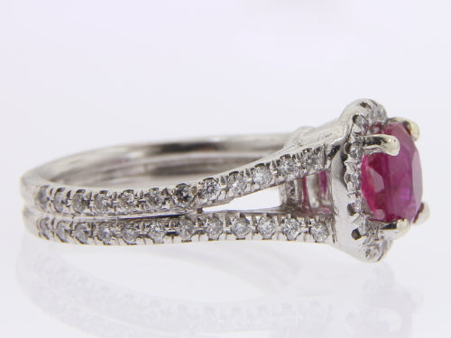Ruby  Diamond Ring