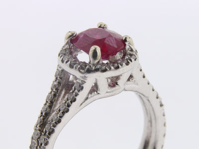 Ruby  Diamond Ring