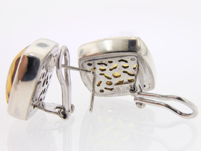 Large Citrine Earrings