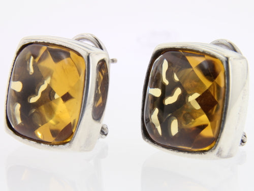 Large Citrine Earrings