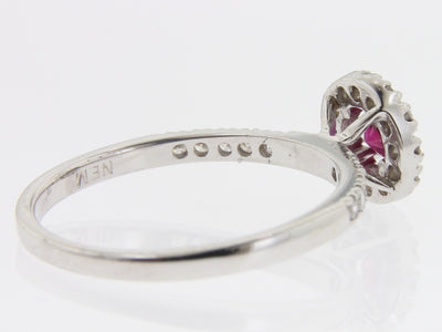 Ruby Halo Ring