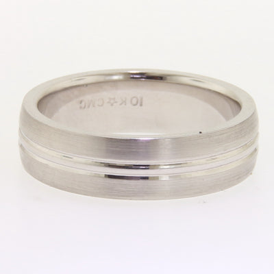 White Gold Wedding Band
